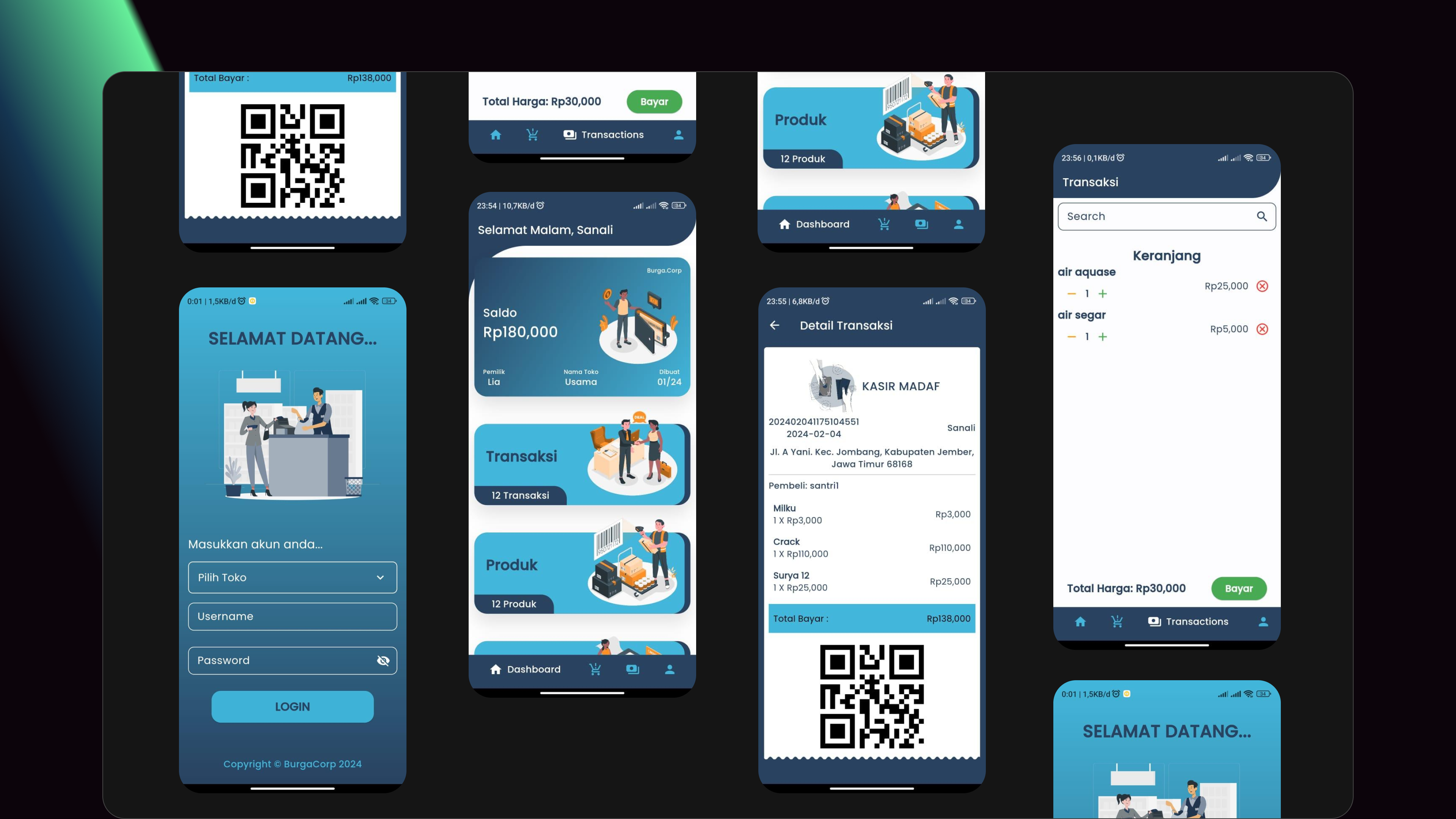 Boarding School Cooperative POS and Online SPP Payment